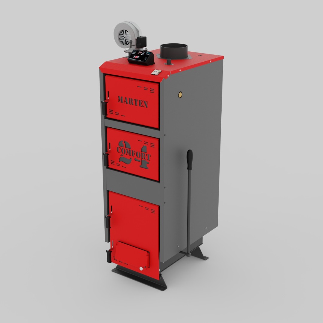 Котел опалювальний твердопаливний Marten Comfort MC-24